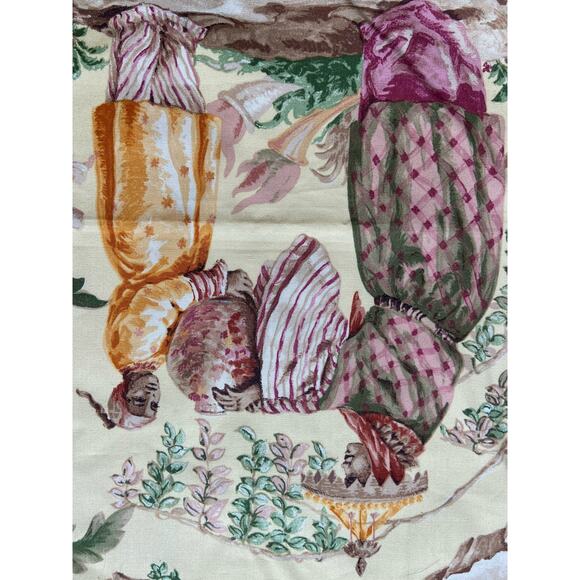 Pierre Frey "Le Marchand D'etoffes" fabric toile vintage swatch 27” x 36” - Picture 3 of 5